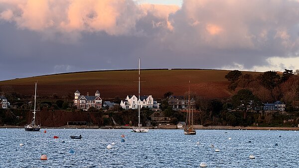 The River Fal looking over towards Flushing